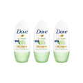 Dove 40ml Go Fresh Cucumber & Green Tea  Roll On Deodorant x3