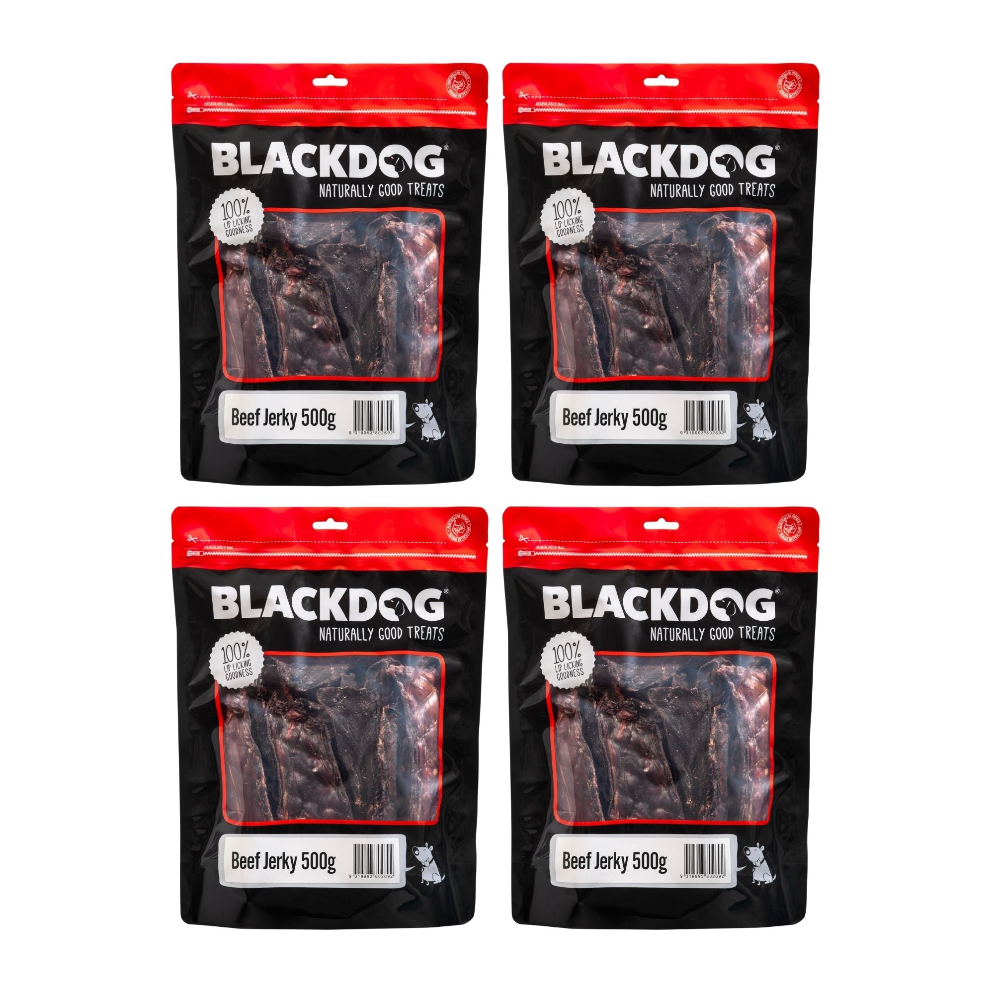 Blackdog Beef Jerky 500g x 4pk