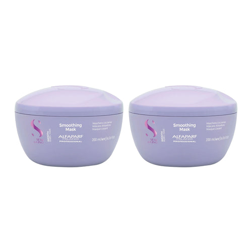 Alfaparf Milano 200ml Semi Di Lino Smooth Smoothing Mask x2