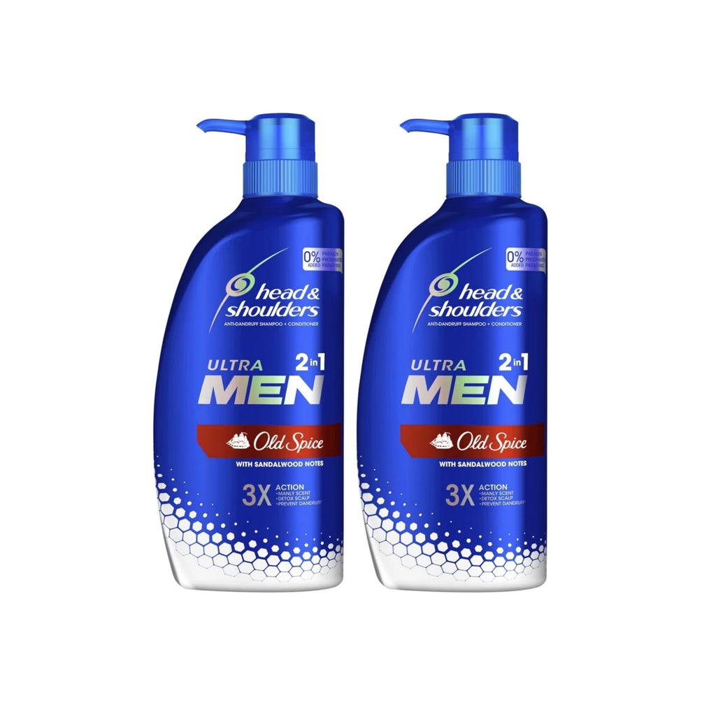 Head & Shoulders 550ml Ultra Old Spice  Shampoo & Conditioner x2