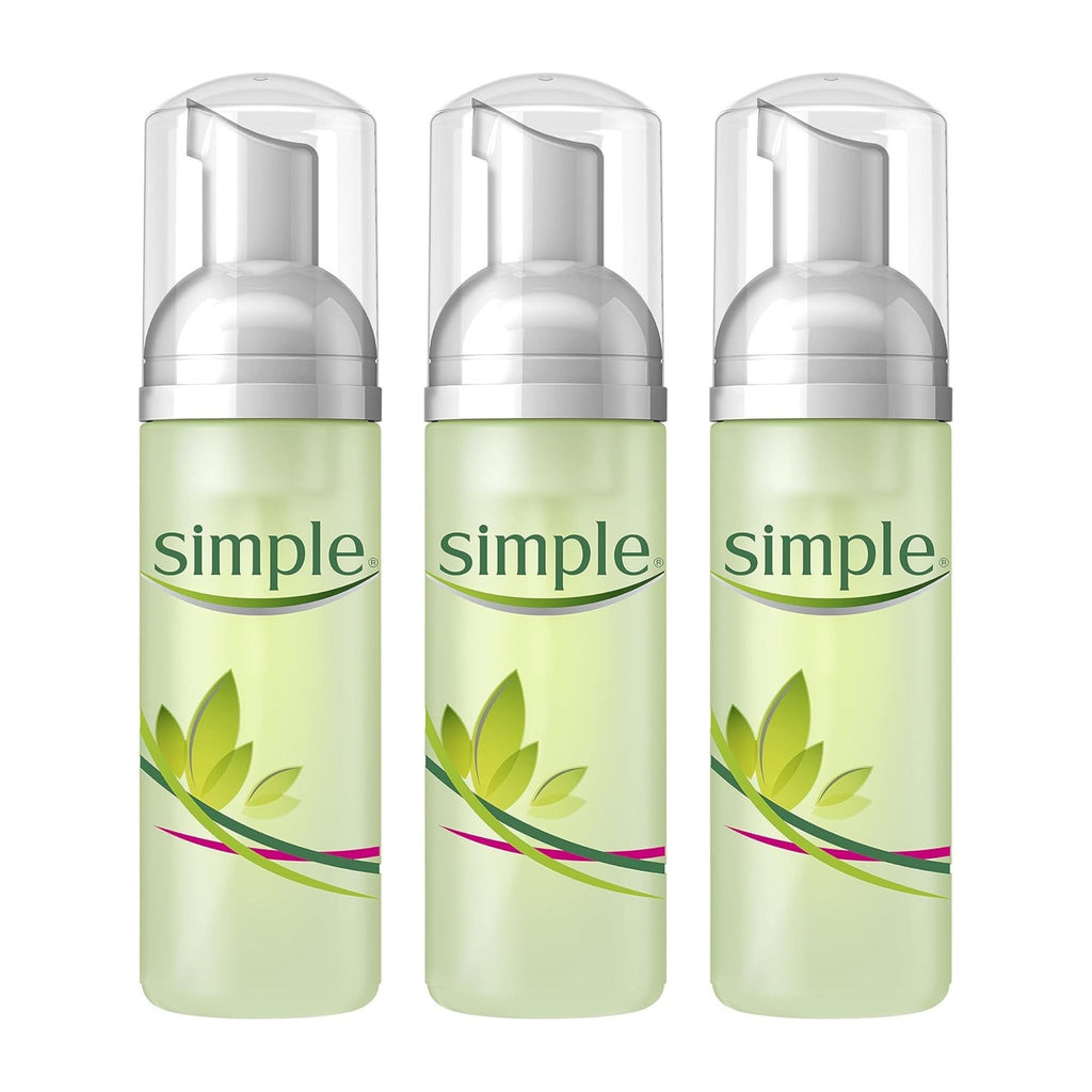 Simple 150mL Vital Vitamin Foaming Cleanser x3