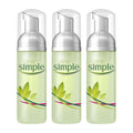 Simple 150mL Vital Vitamin Foaming Cleanser x3