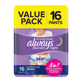 Always Discreet Underwear Night Pants Large 16pk