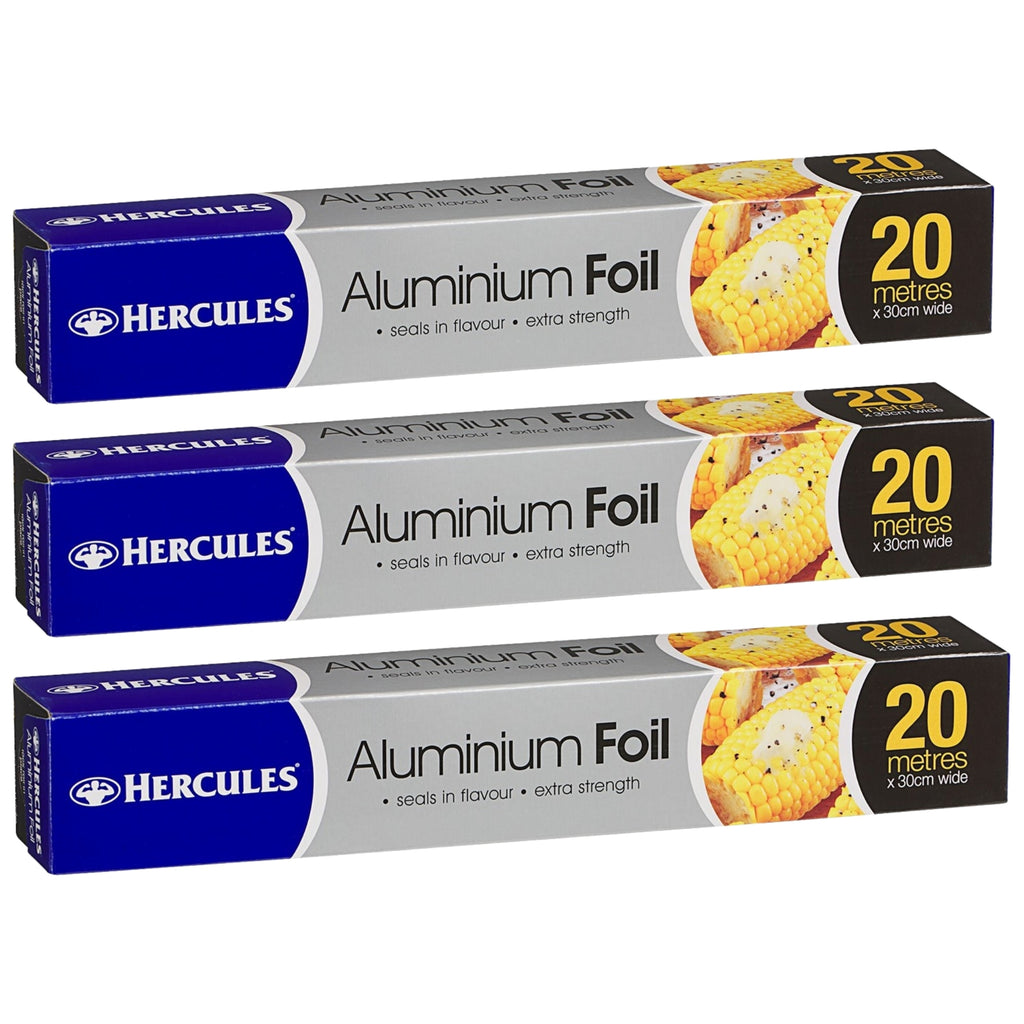 Hercules Aluminium Foil 20mtr x3