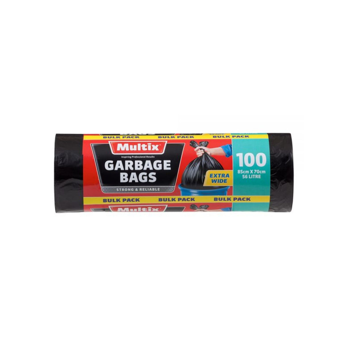 Multix 56L Garbage Bags 100pk