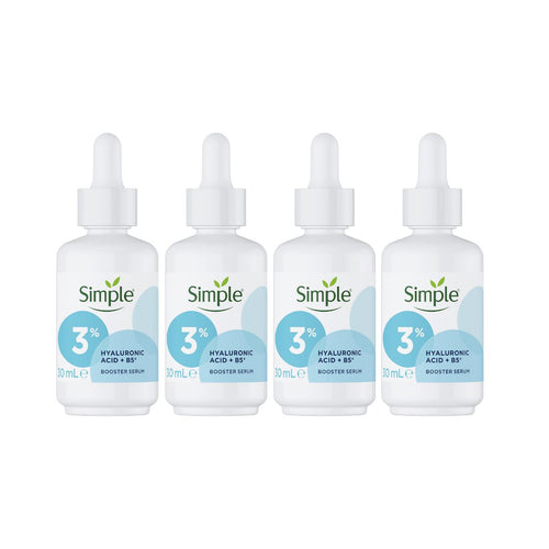 4x Simple Booster Serum 3% Hyaluronic Acid and B5