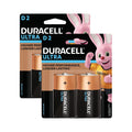 Duracell Ultra D Batteries 2pk x2