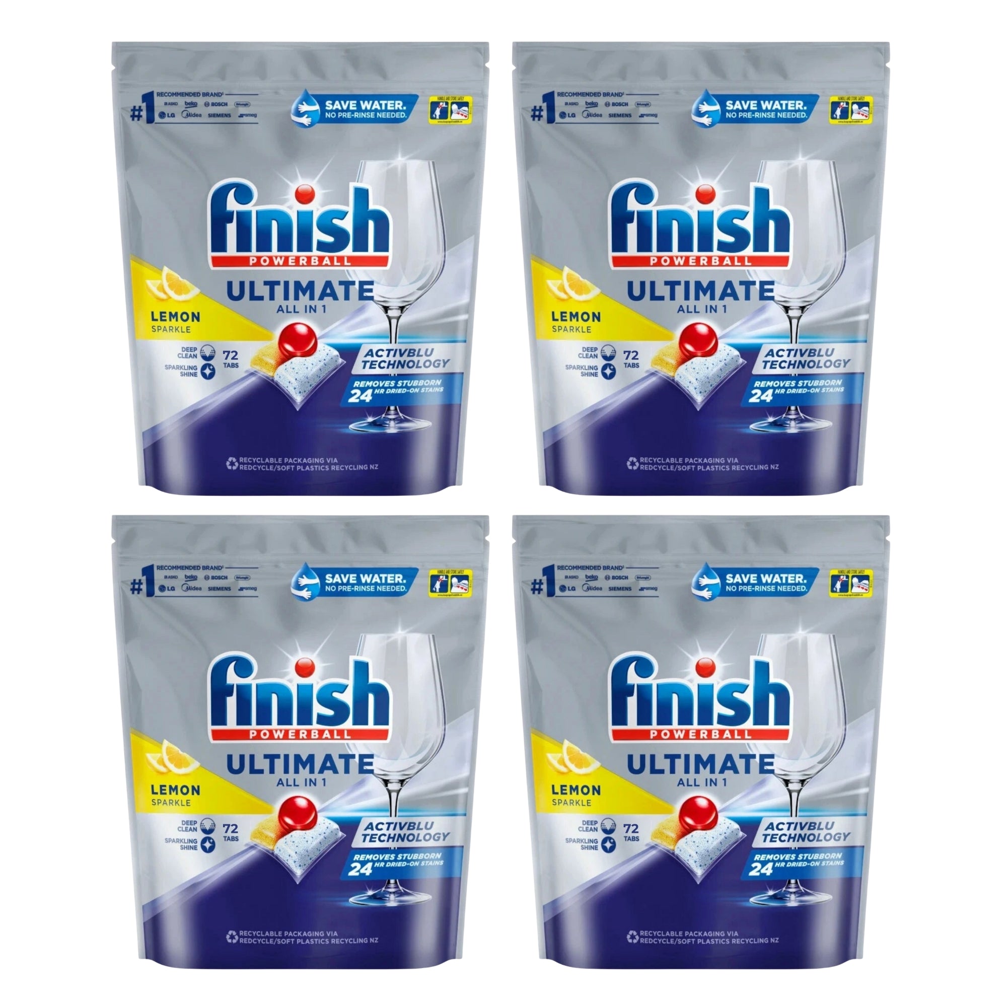 Finish Ultimate All in 1 x 288 Lemon Sparkle Dishwashing Tablets
