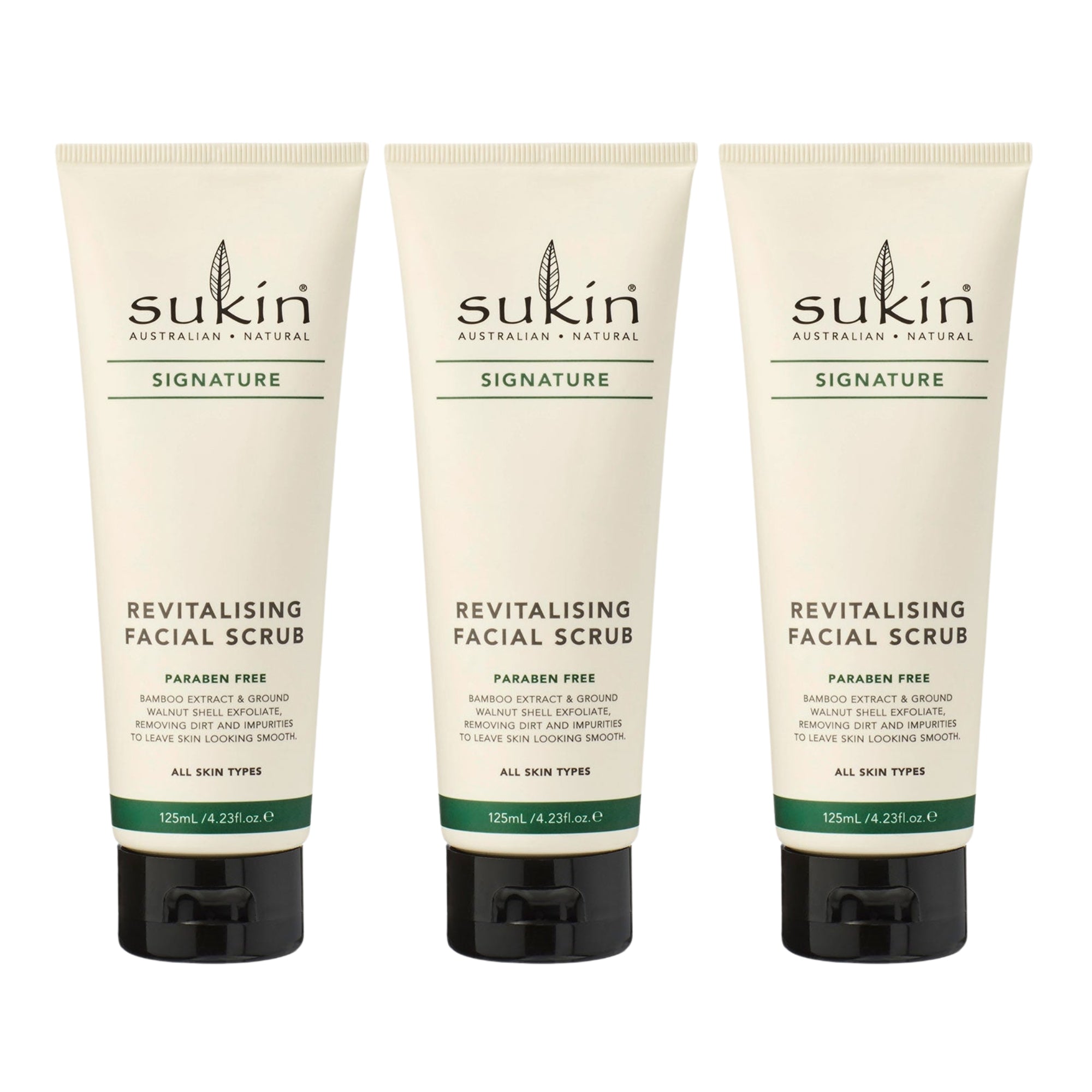 Sukin Revitalising Facial Scrub 125mL x3