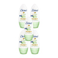 Dove 40ml Go Fresh Cucumber & Green Tea  Roll On Deodorant x5