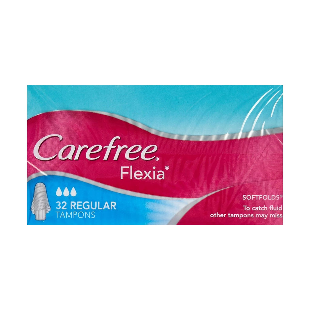 Carefree Soft Folds Regular Tampons 32pk
