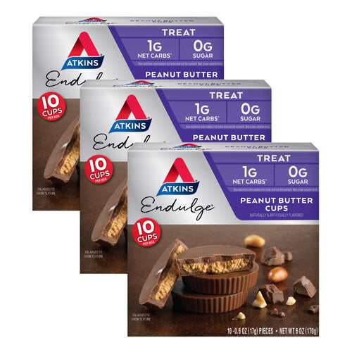 Atkins Peanut Butter Cups 10x17g x3