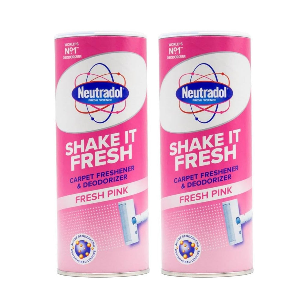 Neutradol 350g Fresh Pink Carpet Freshener & Deodorizer x2