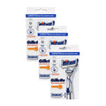 Gillette Skin Guard Razor Handle & Cartridge x3