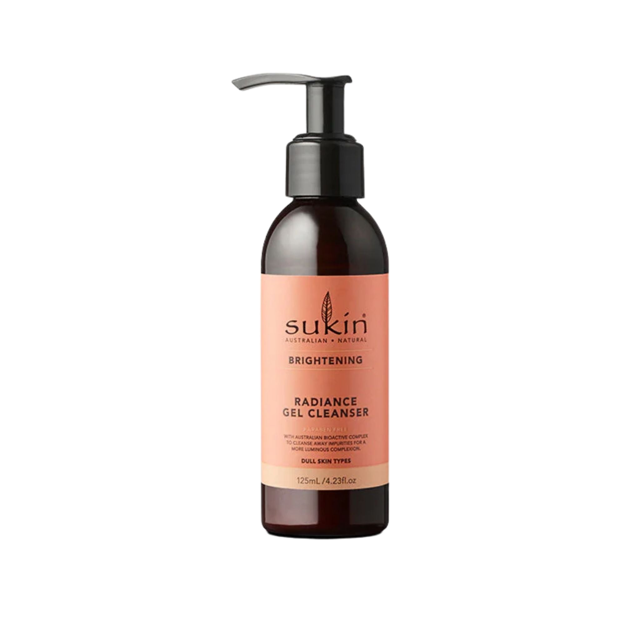 Sukin 125mL Brightening Radiance Gel Cleanser  x2
