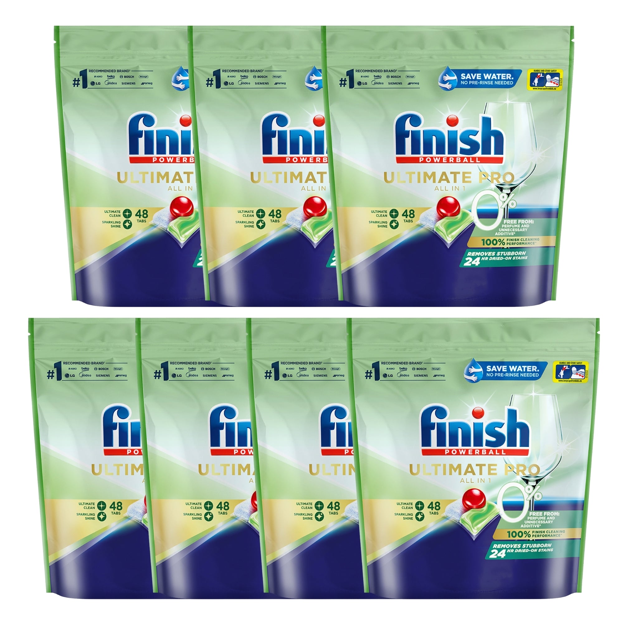 Finish Ultimate Pro 0% x 336 Dishwashing Tablets