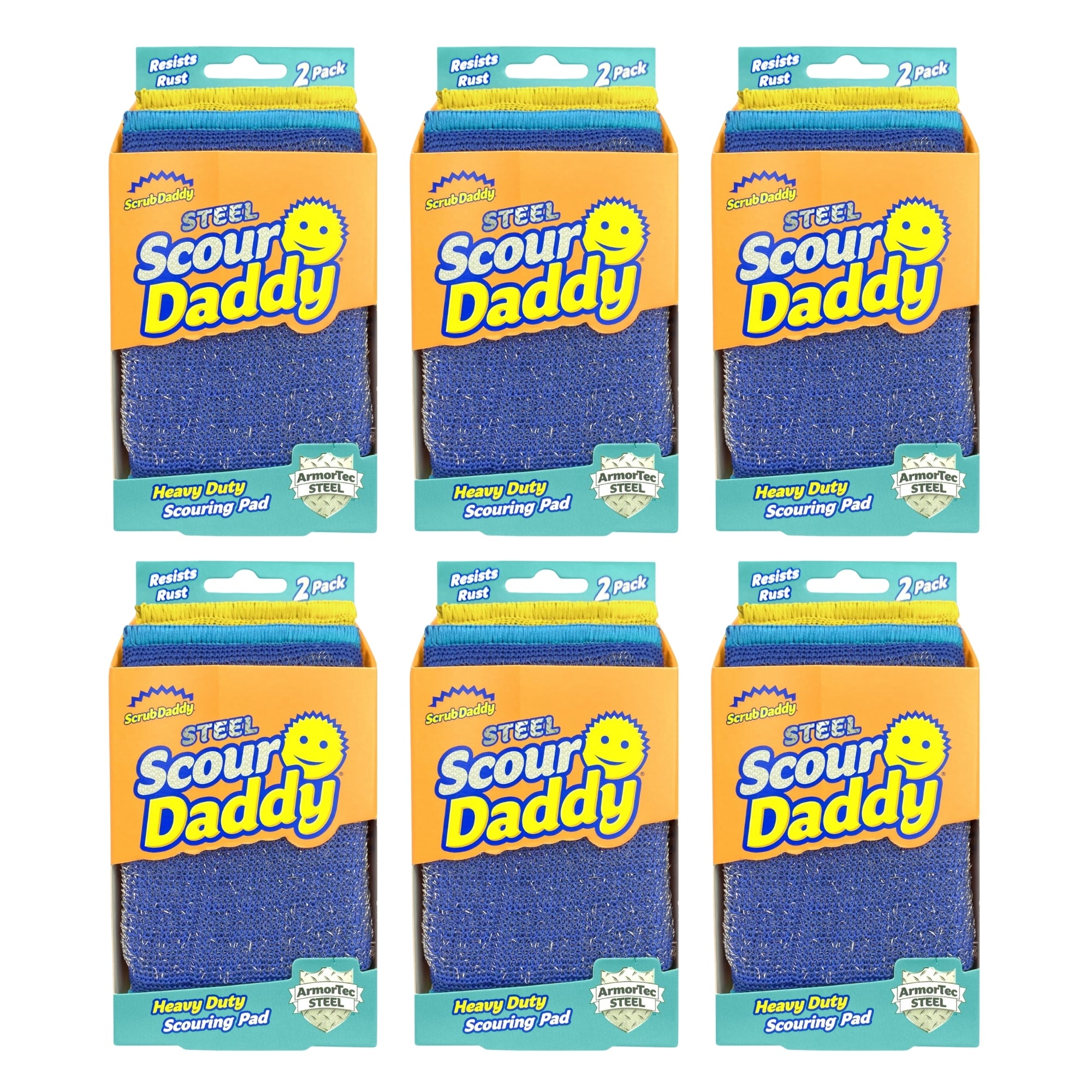 Scrub Daddy Steel Scour 2pk x6