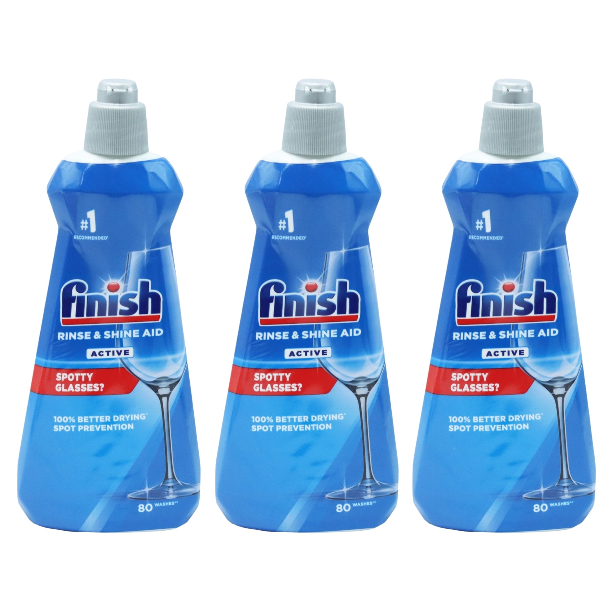 Finish Shine & Dry Regular Rinse Aid 400mL x3
