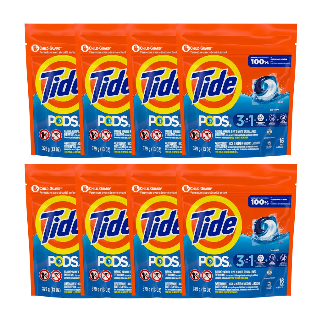 Tide 3 in 1 Original x 128 Laundry Pods