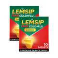 Lemsip Max Lemon Cold & Flu Hot Drink Sachets 10pk x2