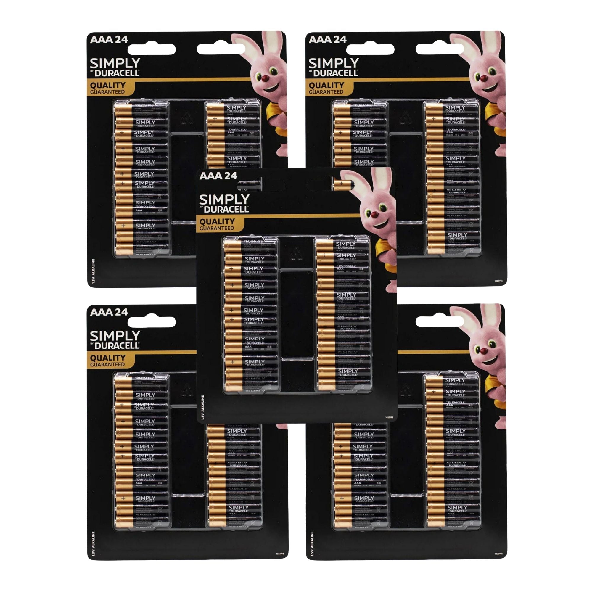 Duracell AAA Batteries 24pk x5