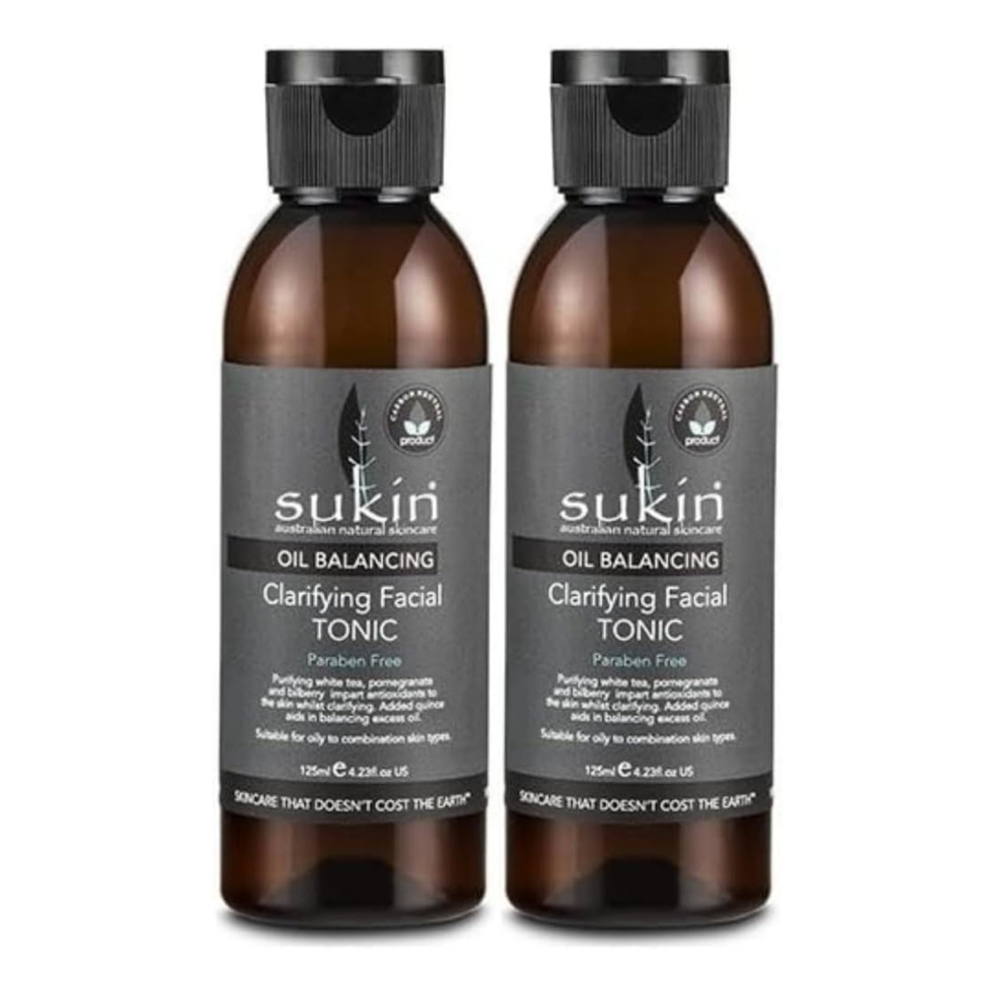 Sukin 125mL Clarifying Facial Tonic x2