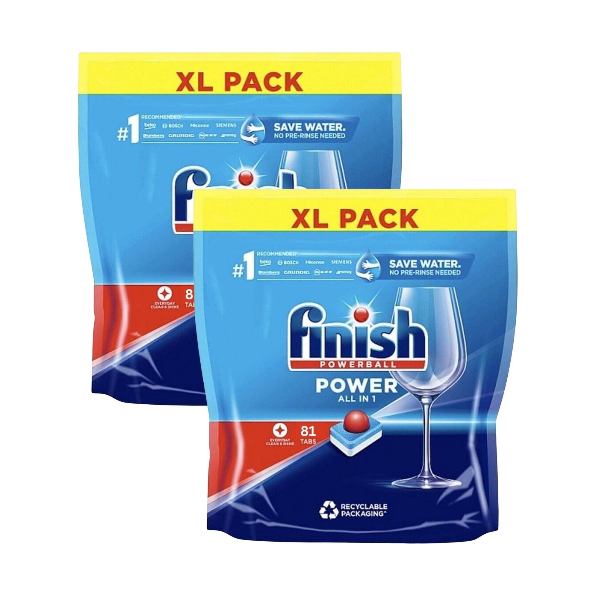Finish Power x 162 Dishwashing Tablets