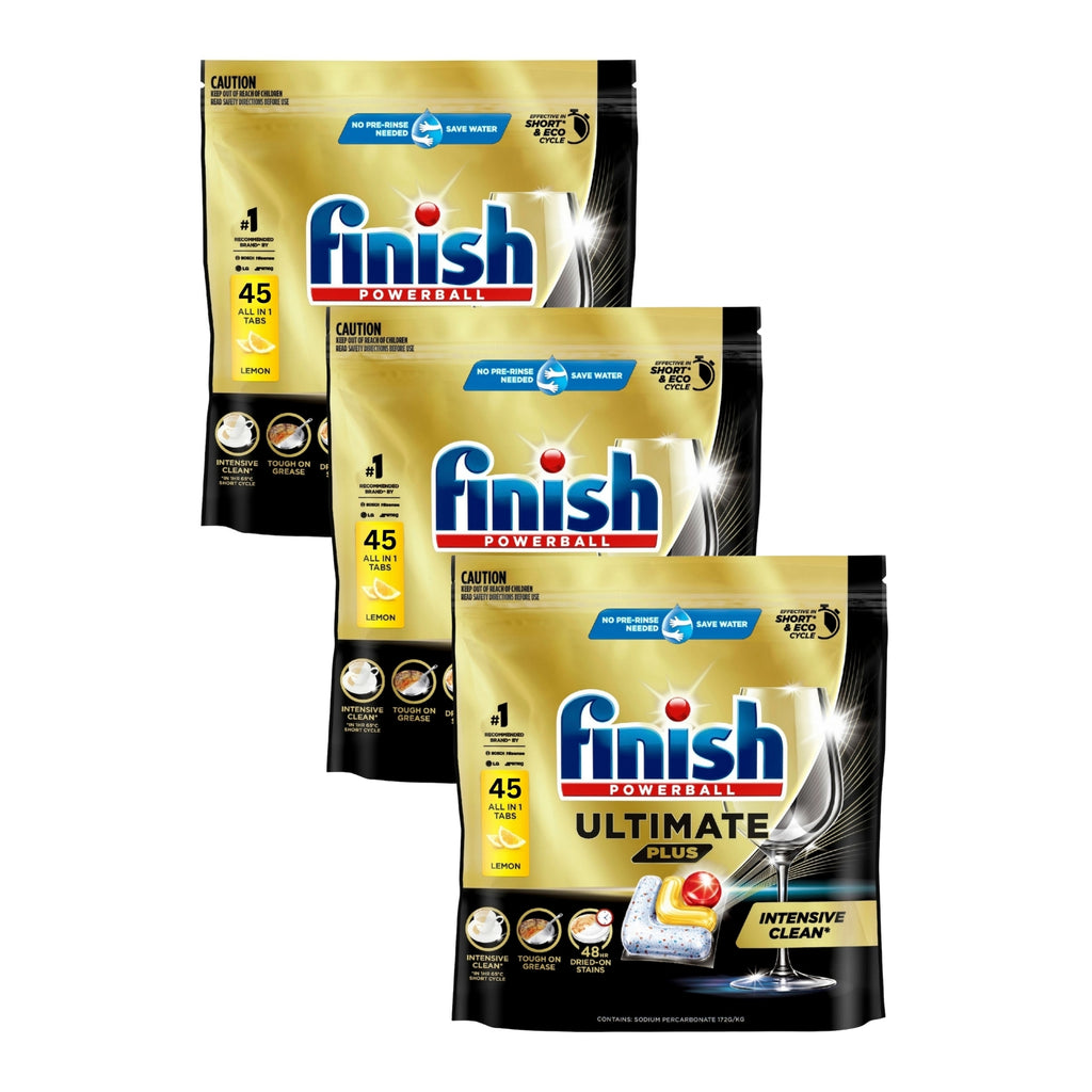 Finish Ultimate Plus x 135 Lemon Dishwasher Tablets