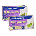 Hercules Multipurpose Vinyl Gloves 100pk x2