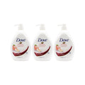 Dove 1L Rebalancing White Peach & Tea Body Wash x3