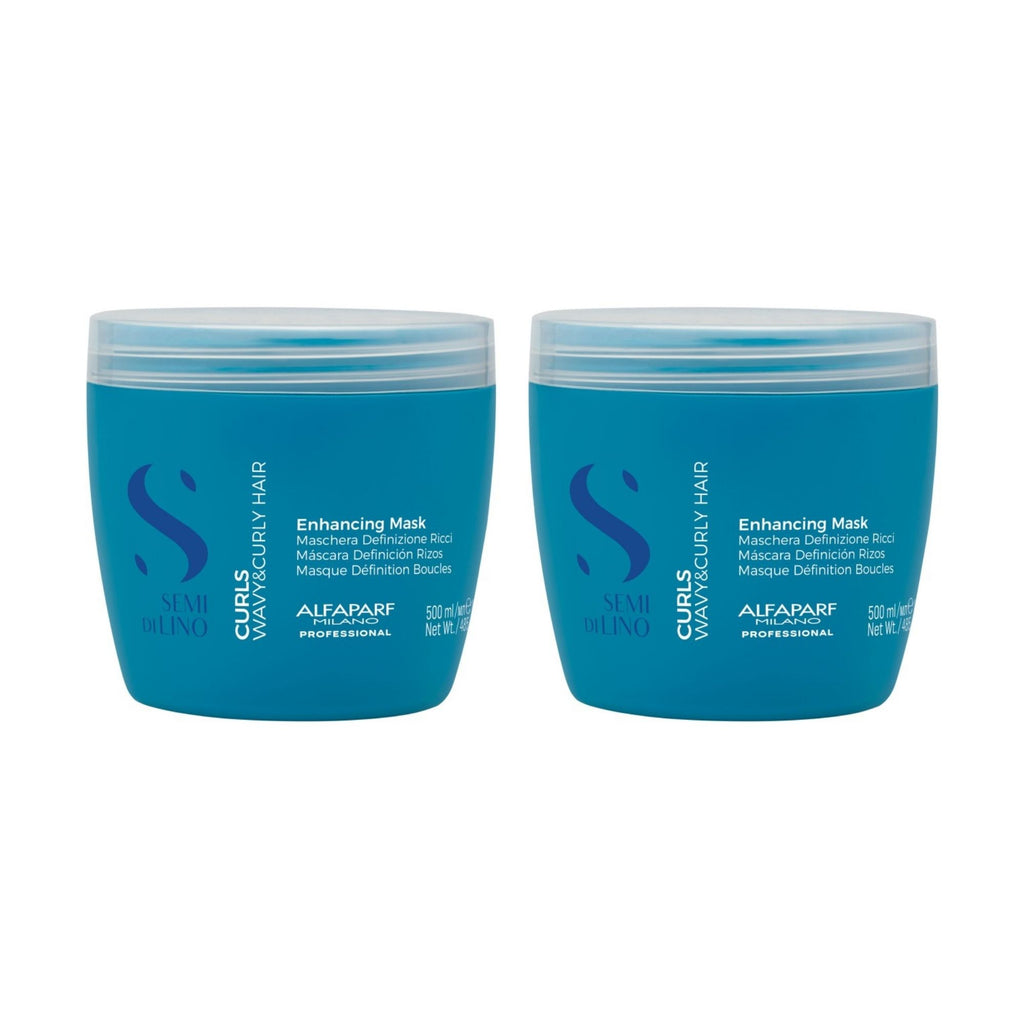 Alfaparf Milano 500ml Semi Di Lino Curls Enhancing Mask x2