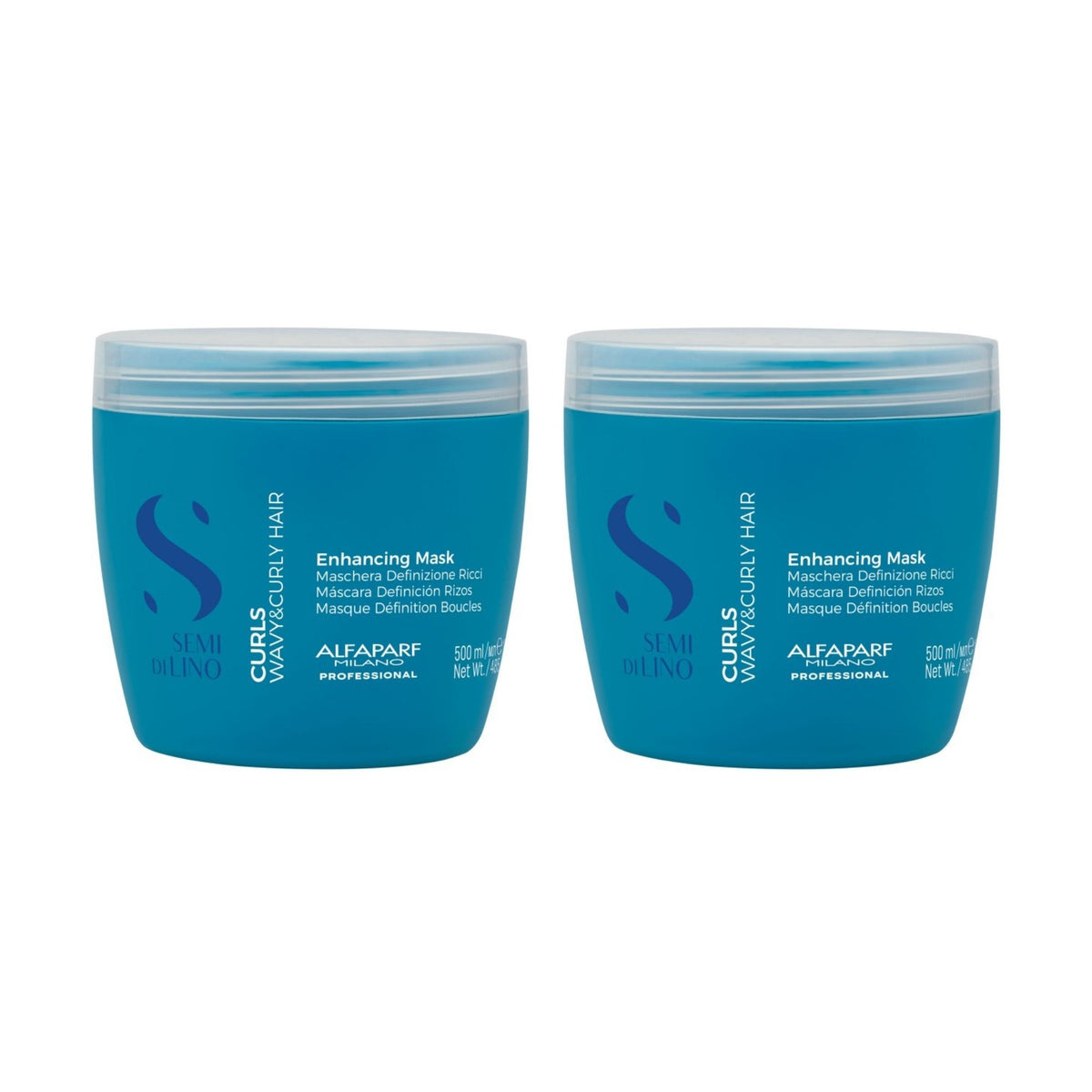 Alfaparf Milano 500ml Semi Di Lino Curls Enhancing Mask x2