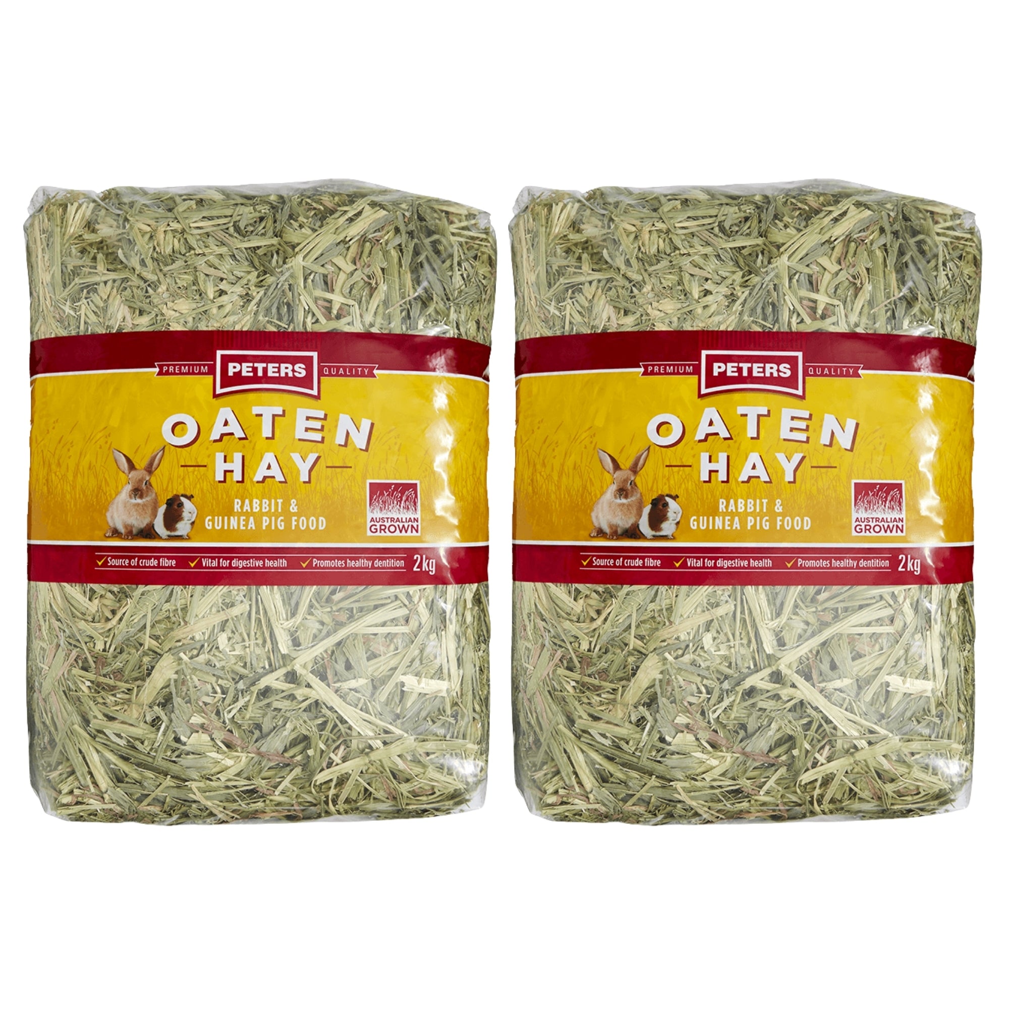 Peters Oaten Hay 2kg x2