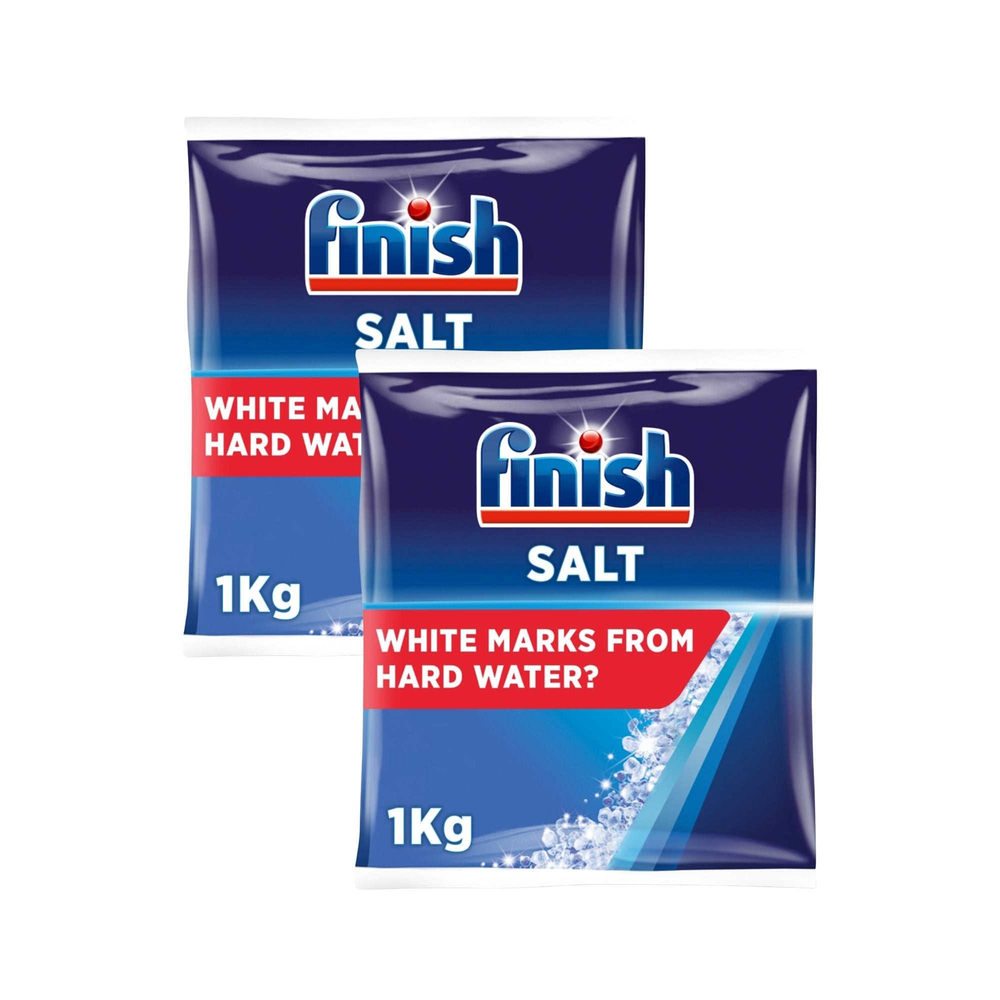 Finish 1kg Dishwasher Salt x2