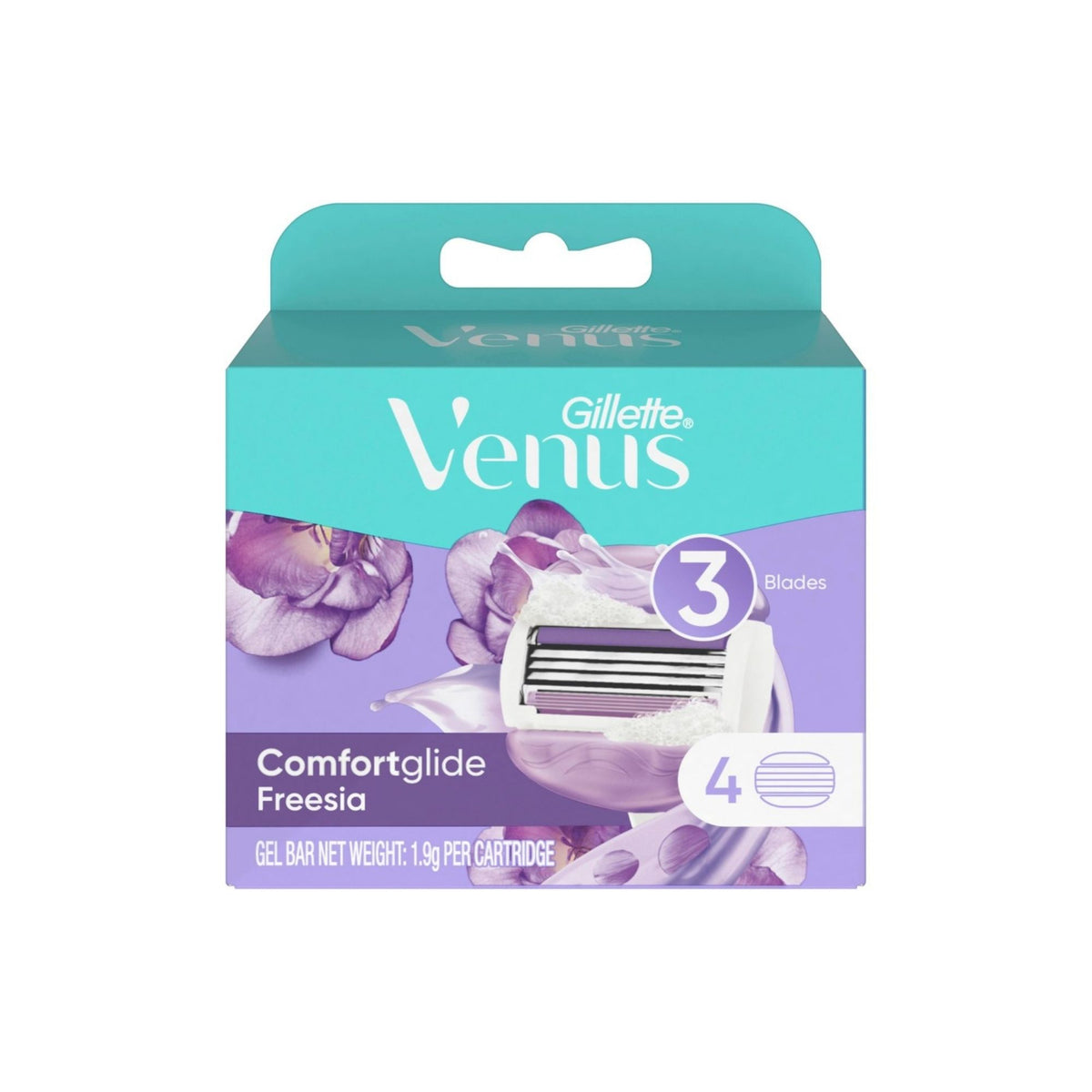 Gillette Venus Comfort Glide Freesia 4pk
