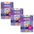 Always Discreet Night Pants Large 16-22 95-125cm 70-100cm 8 Pack x3