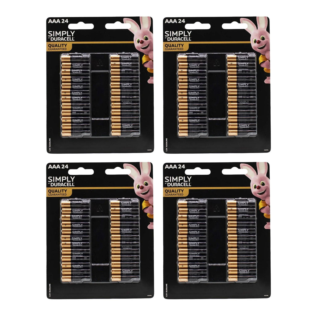 Duracell AAA Batteries 24pk x4