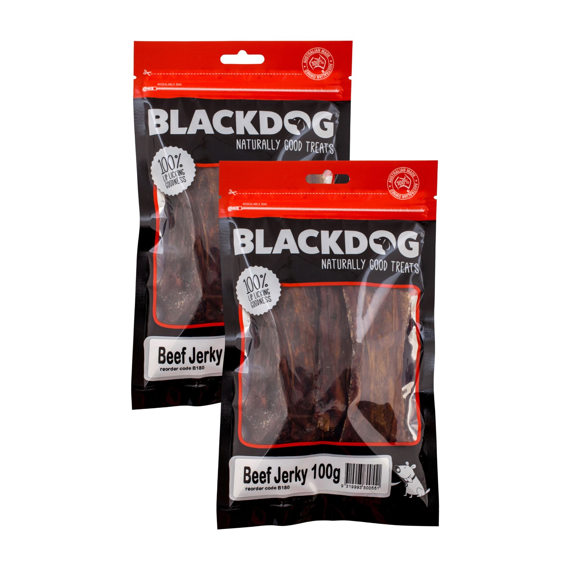 Blackdog Beef Jerky 100g x 2pk