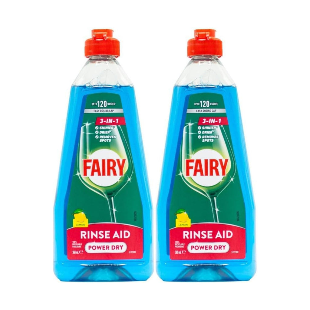 Fairy 360mL 3in1 Lemon Rinse Aid x2