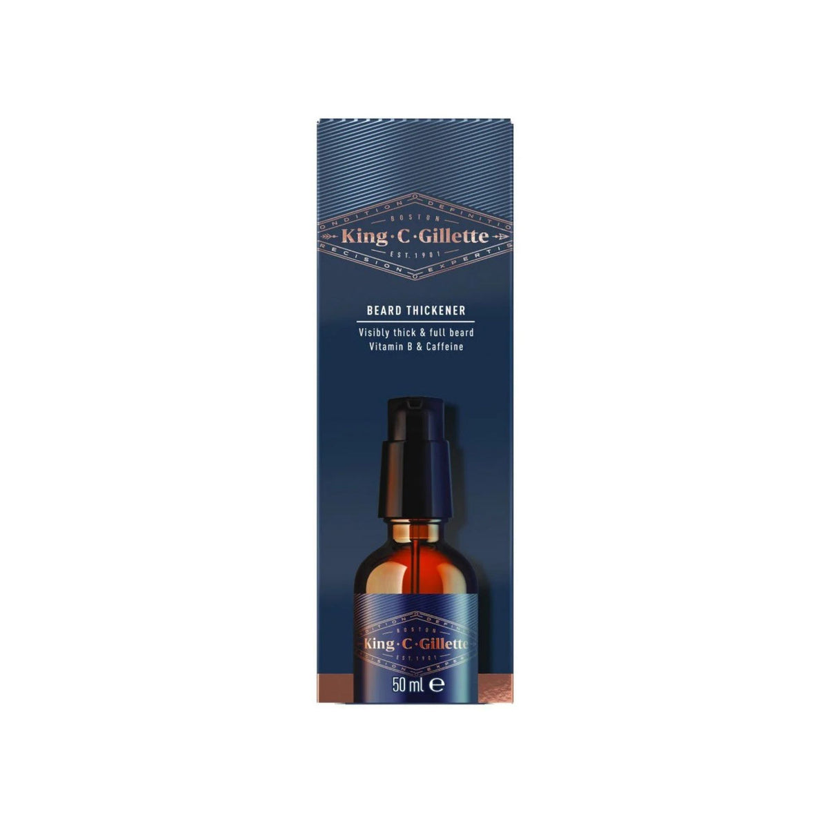 King C Gillette 50ml Beard Thickener x3