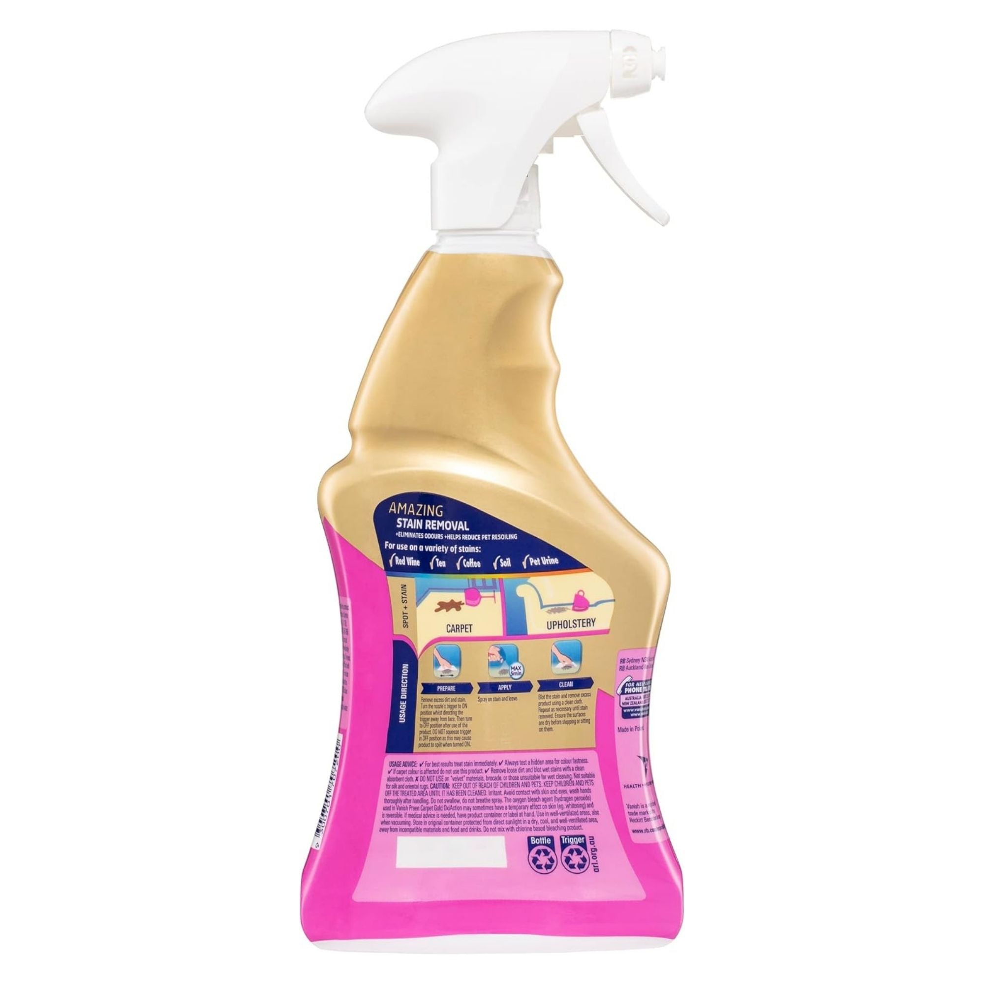 Vanish 410mL 3in1 Oxi Action Gold Carpet Stain Remover