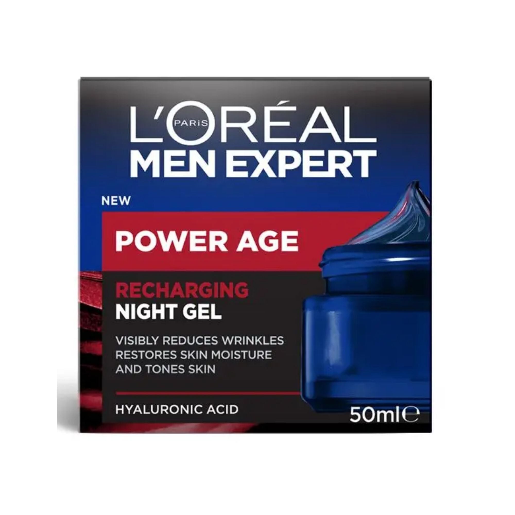 LOreal 50mL Men Night Power Age Recharging Gel