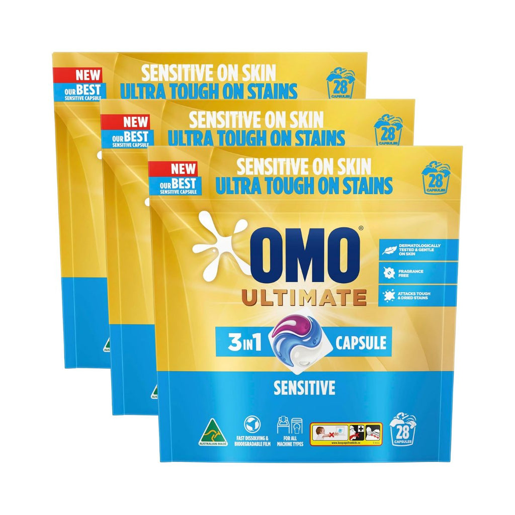 Omo Ultimate 3in1 Sensitive 84 Laundry Capsules