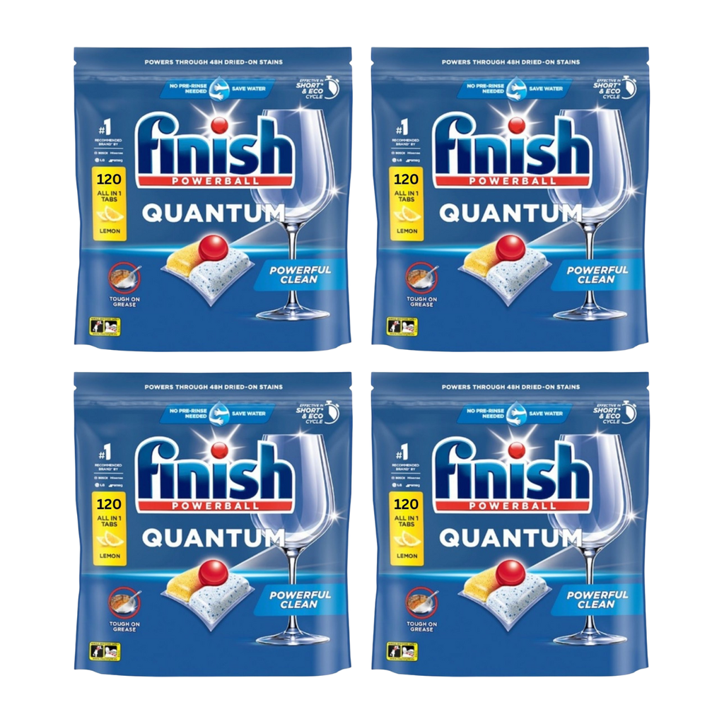 Finish Quantum Lemon x 480 Dishwasher Tablets