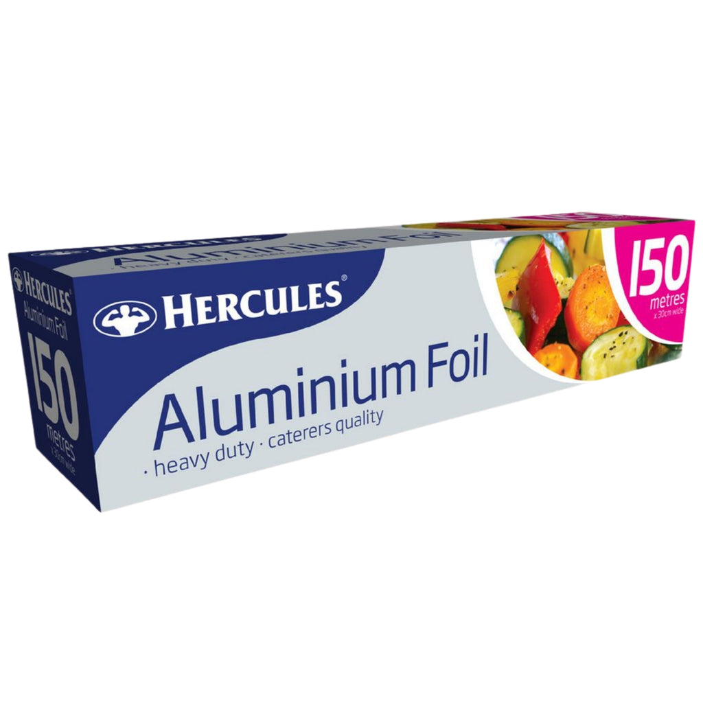 Hercules Aluminium Foil 150mtr x 30cm x2