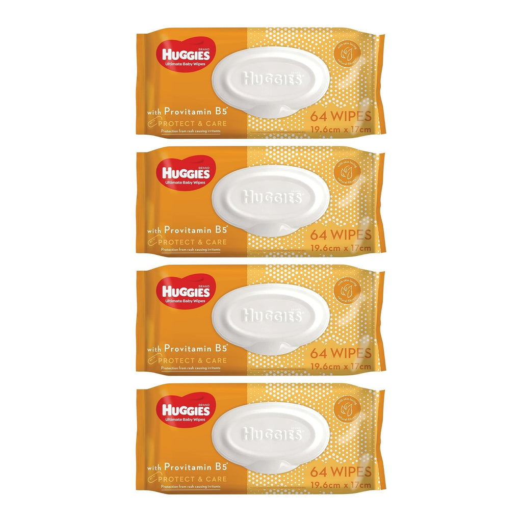 Huggies Baby Ultimate Wipes 64pk x4
