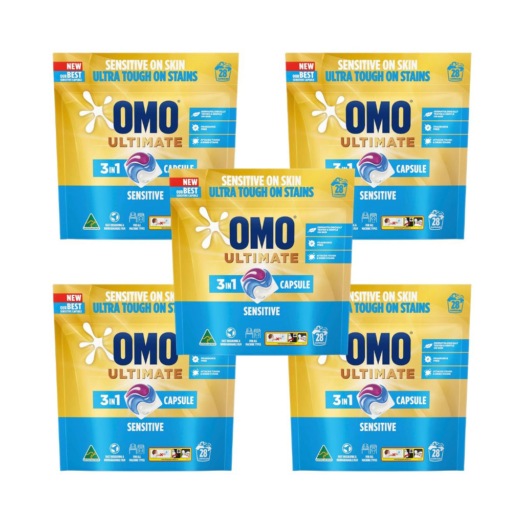 Omo Ultimate 3in1 Sensitive 140 Laundry Capsules
