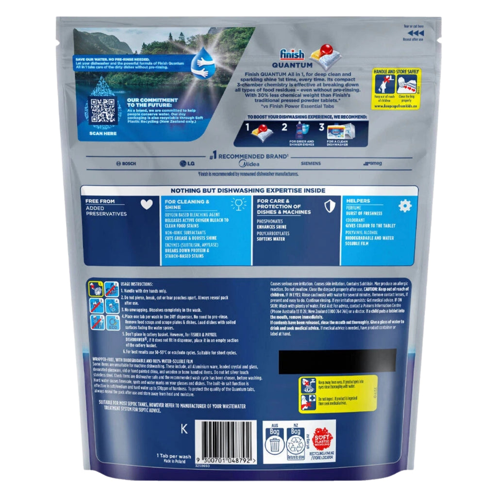 Finish Ultimate All in 1 x 72 Lemon Sparkle Dishwashing Tablets
