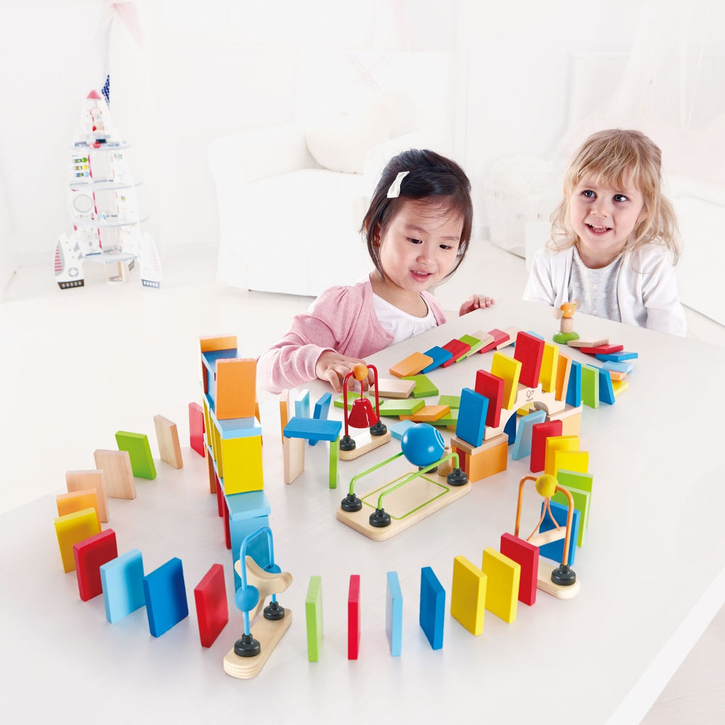 Hape 107pc Dynamo Dominoes Set