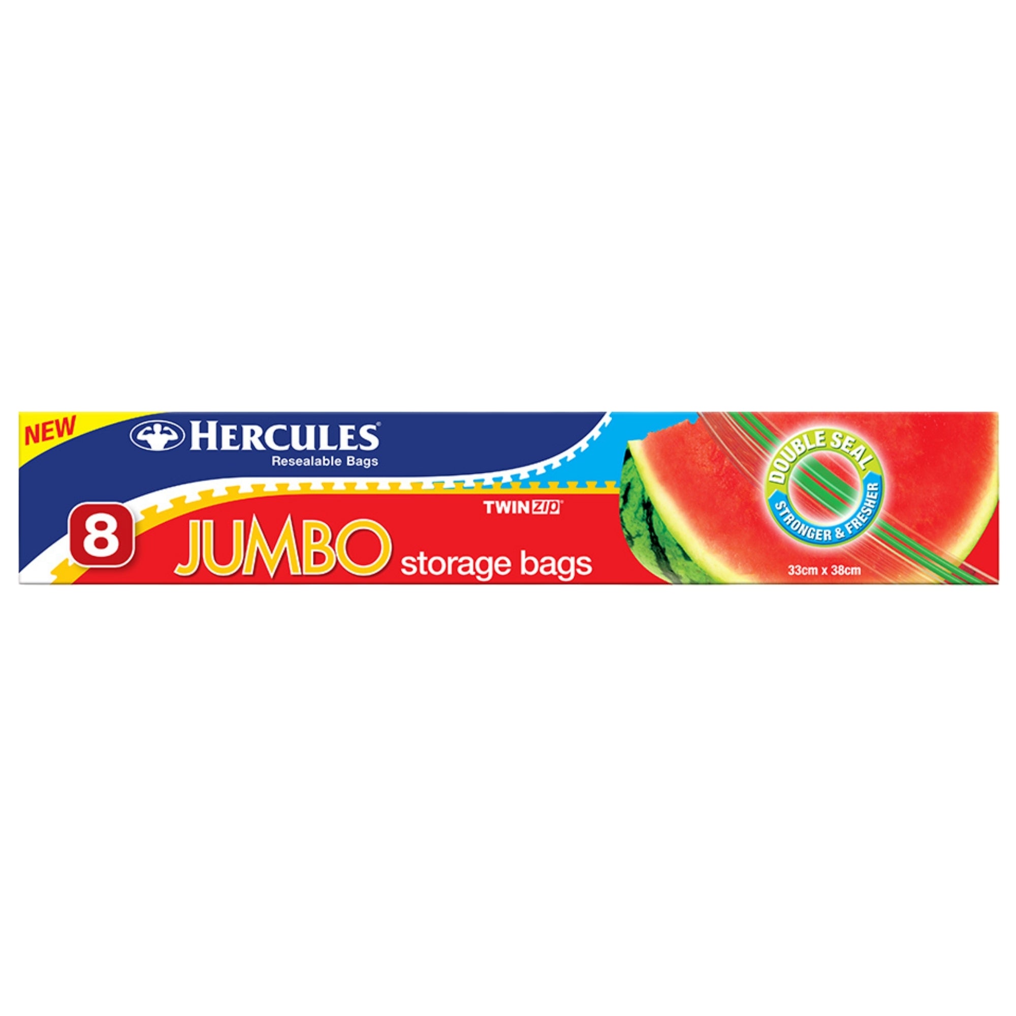 Hercules Jumbo Storage Bags 8pk x3